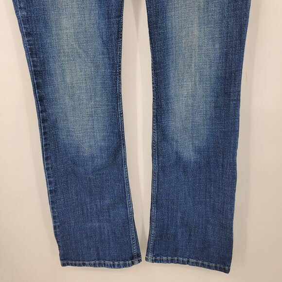Wrangler Boot Cut Women's Denim Blue Boot Fit Jeans Size 11 x 32 - Picture 9 of 9